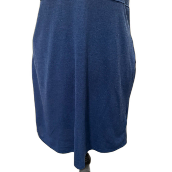 The North Face EZ Tee Dress Blue FlashDry Cap Sleeve Athleisure Size Medium - Picture 3 of 9